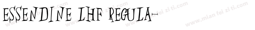 Essendine LHF Regula字体转换